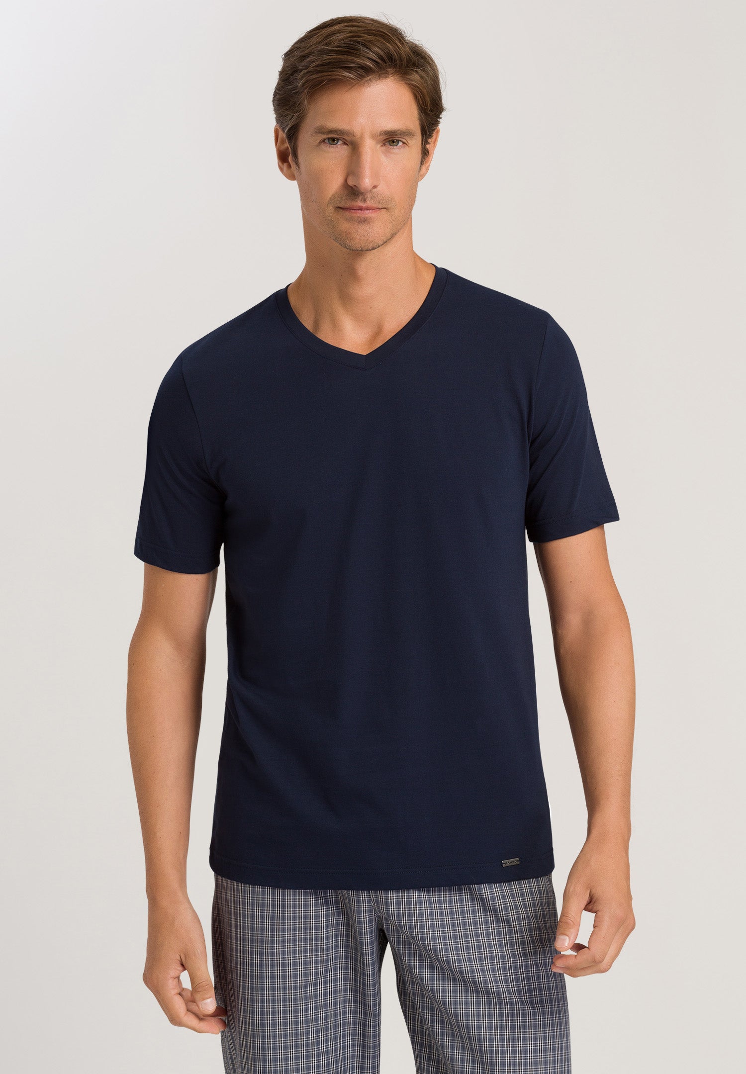 75051 Living Shirts Short Sleeve V-Neck Shirt - 1610 Deep Navy