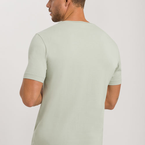 75051 Living Shirts Short Sleeve V-Neck Shirt - 2168 Mineral Green