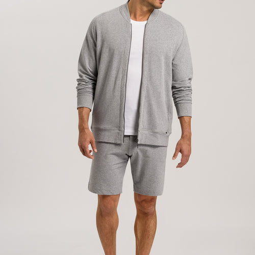 75076 Living Zip Jacket - 1036 Grey Melange