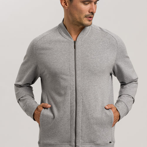 75076 Living Zip Jacket - 1036 Grey Melange