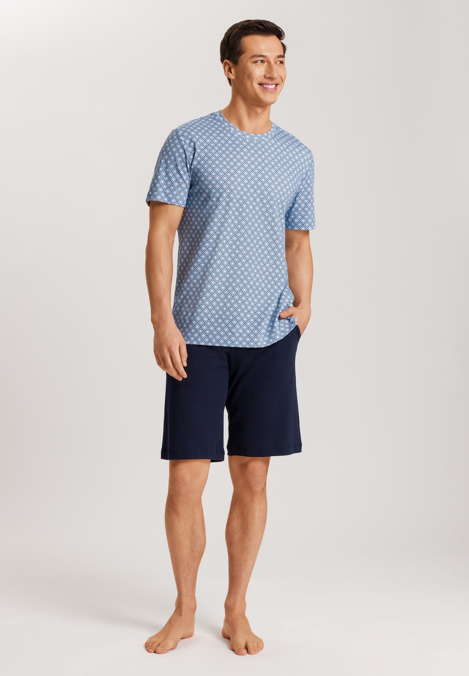 75110 Night & Day SHORT PJ - 1252 Modern Tie