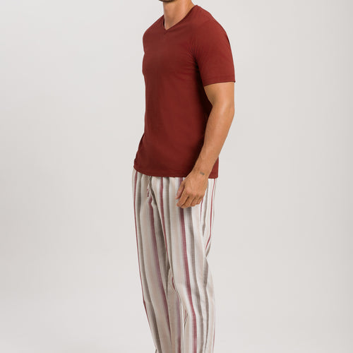 75114 Night & Day PANTS WOVEN - 2876 Russet Beige Stripe