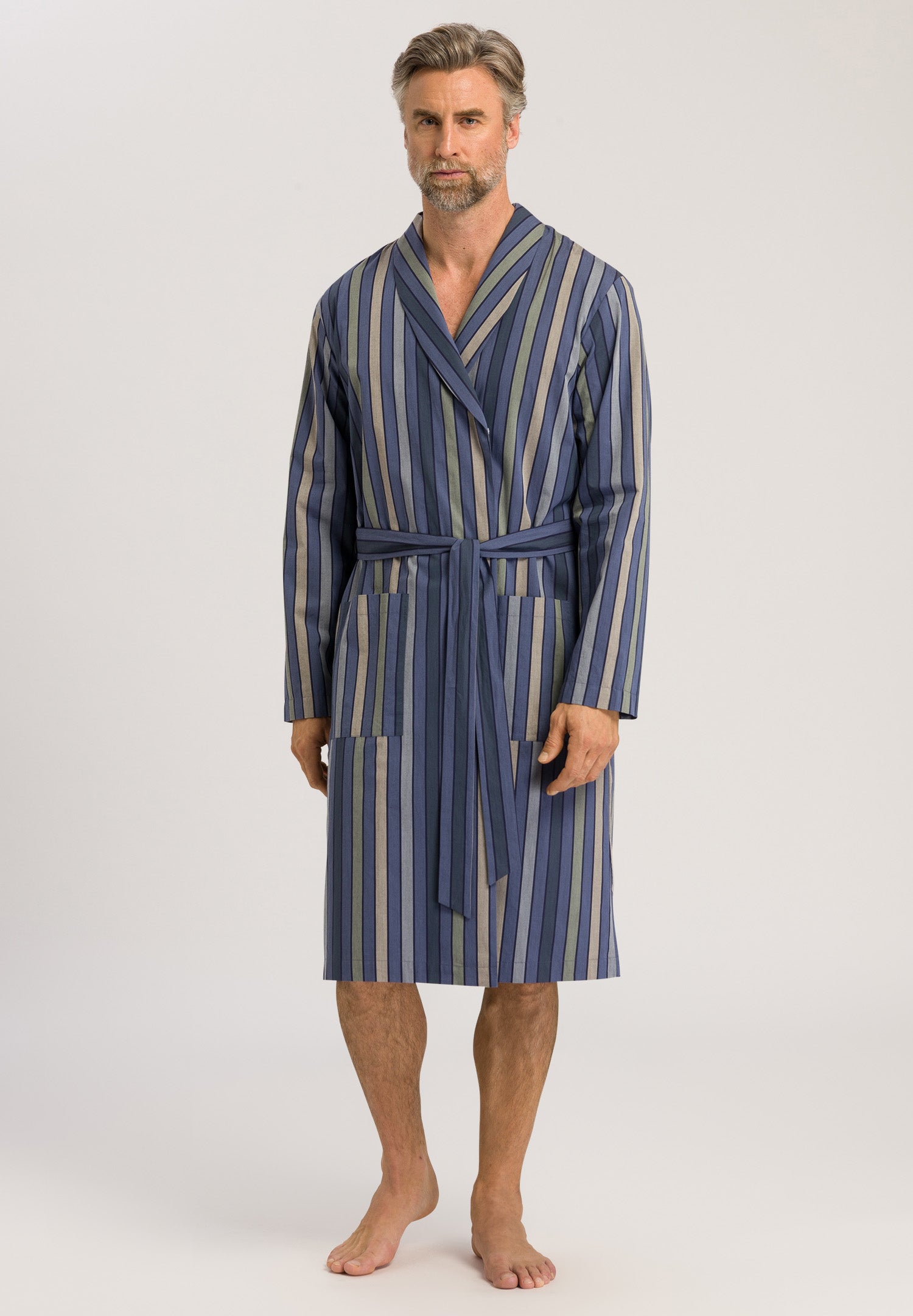 75116 Night & Day Robe - 2384 Everblue Stripe