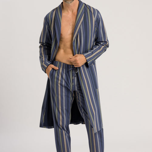 75116 Night & Day Robe - 2384 Everblue Stripe