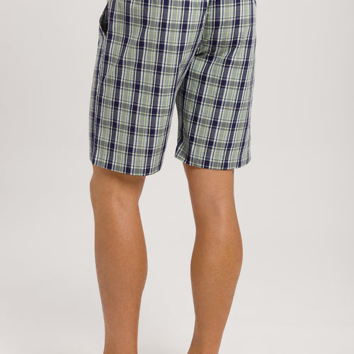 75117 Night & Day SHORT WOVEN PANT - 2873 Green Check