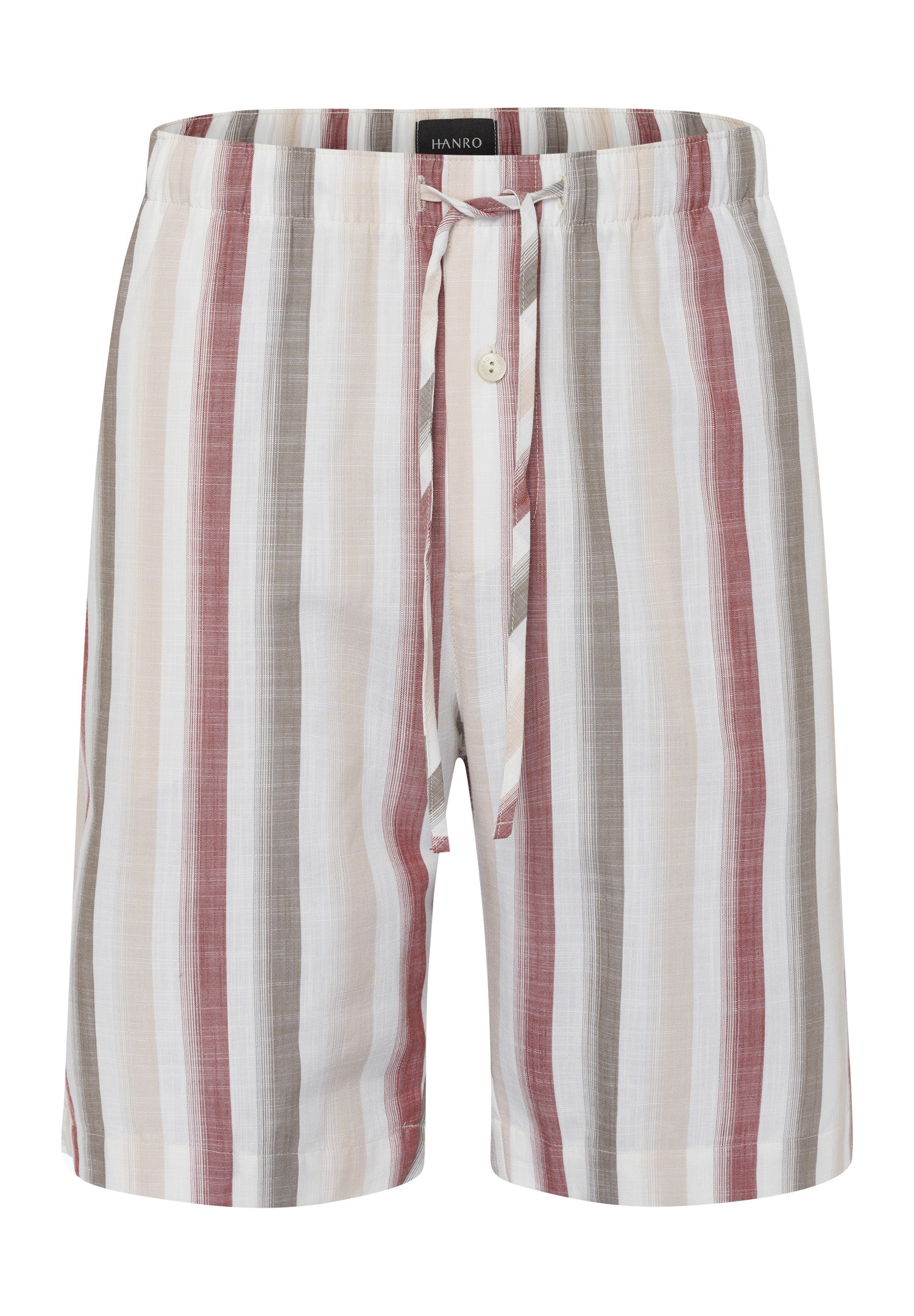 75117 Night & Day SHORT WOVEN PANT - 2876 Russet Beige Stripe