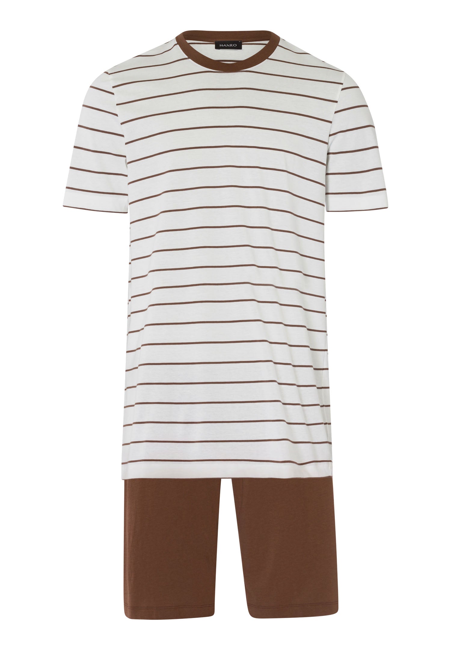 75120 Night & Day Short Pajama - 2878 Cedar Stripes