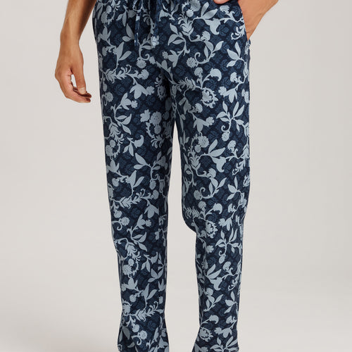 Night And Day Knit Lounge Pant | Night Blue Tiles 75216-3013