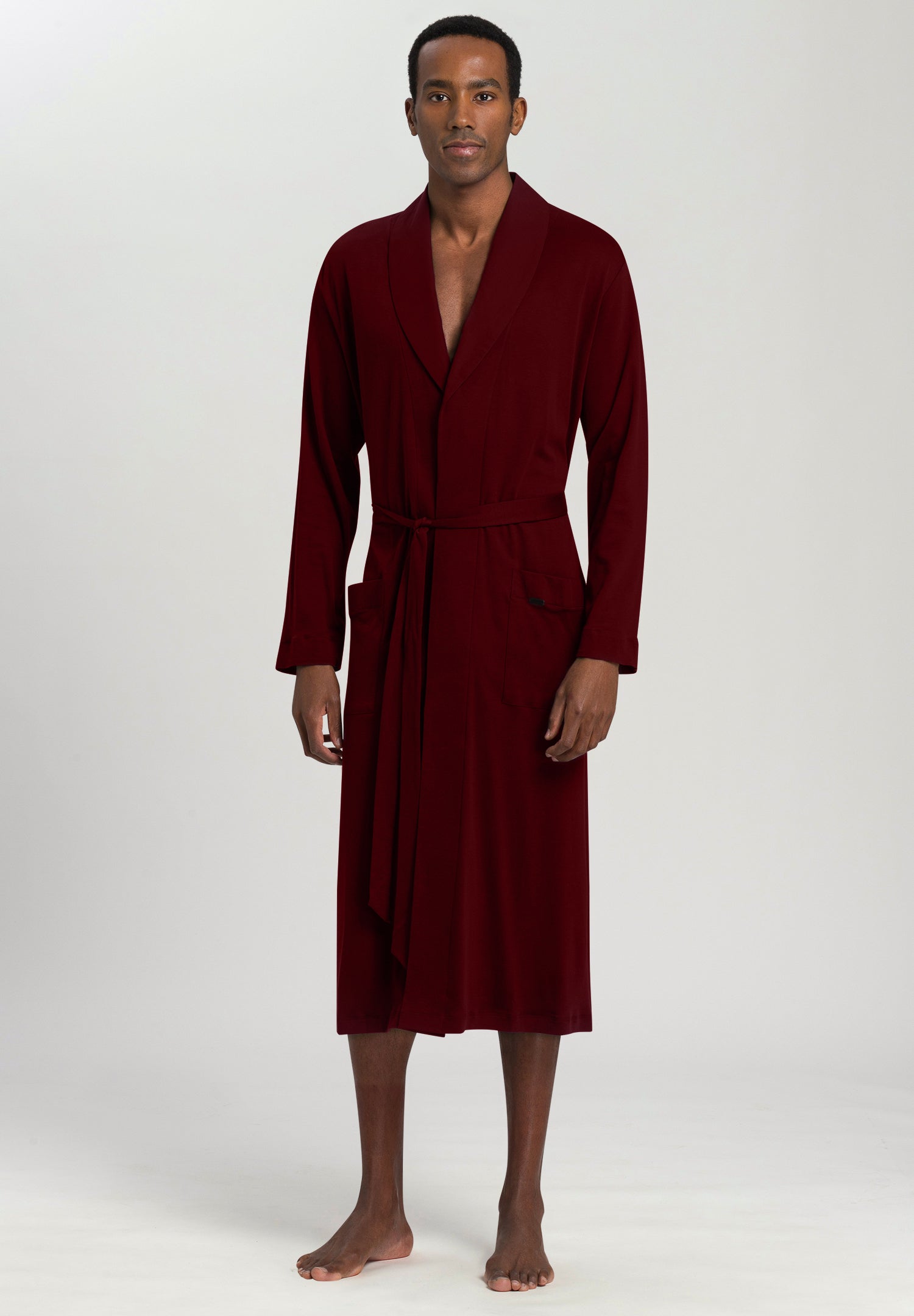 75438 Night & Day Knit Robe - 2402 Red Plum