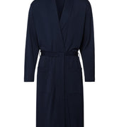 Night And Day Shawl Collar Cotton Robe 120cm | Deep Navy 75755-1610