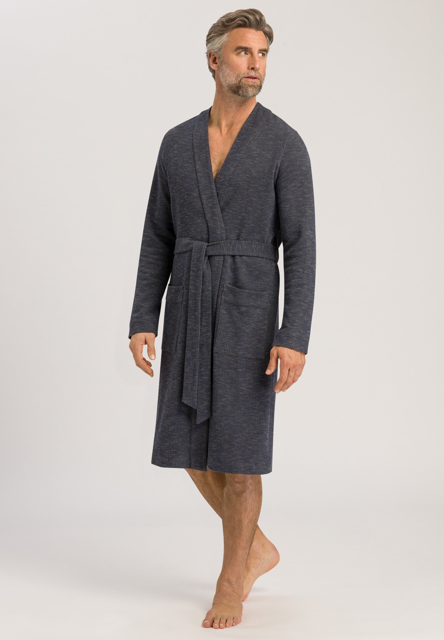 75891 Smartwear Robe - 2398 Blue Striped Melange