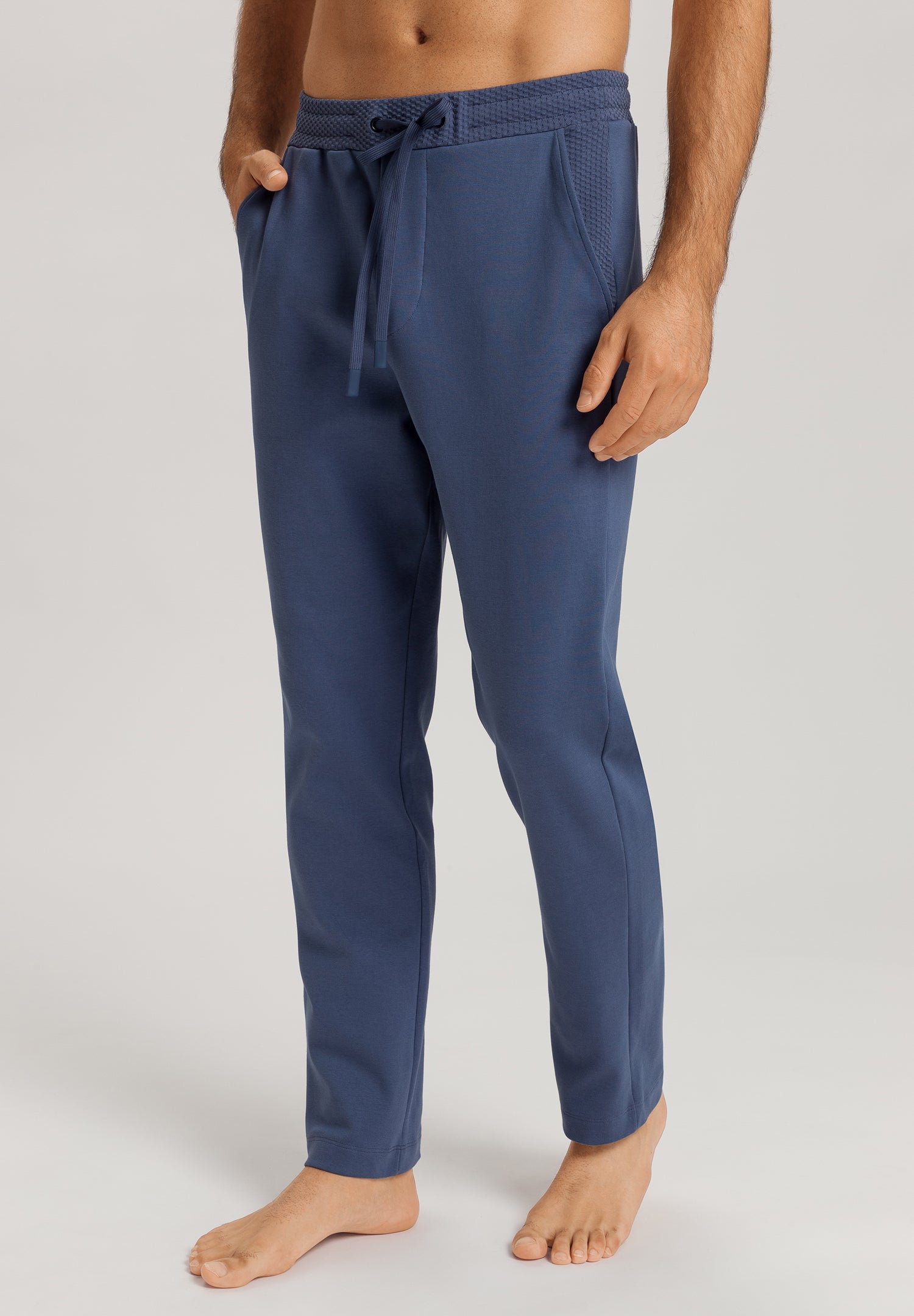 Smartwear Cotton Drawstring Lounge Pants | Vintage Indigo 75936-2617