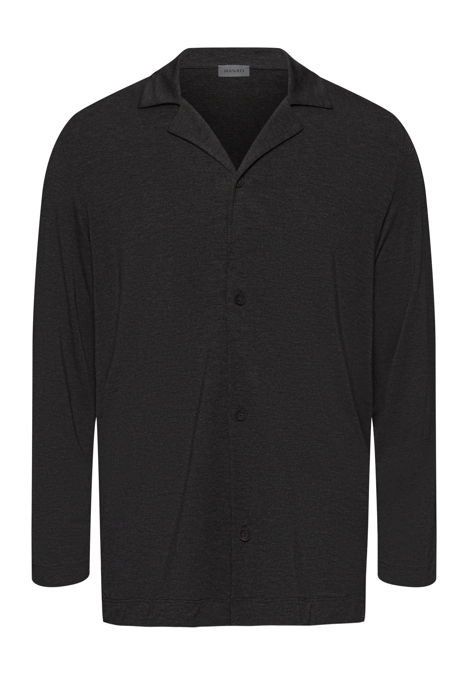 75991 Casuals Long Sleeve Button Front Shirt - 996 Caviar