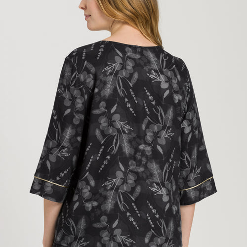 76160 Lilova Woven 3/4 Sleeve Shirt - 2987 Mystic Shadow