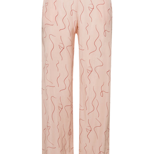 76827 Lille Woven Pants - 2067 Pstl Art Iced Apricot