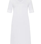 77040 Moments S/Slv Nightgown 100 Cm - 101 White