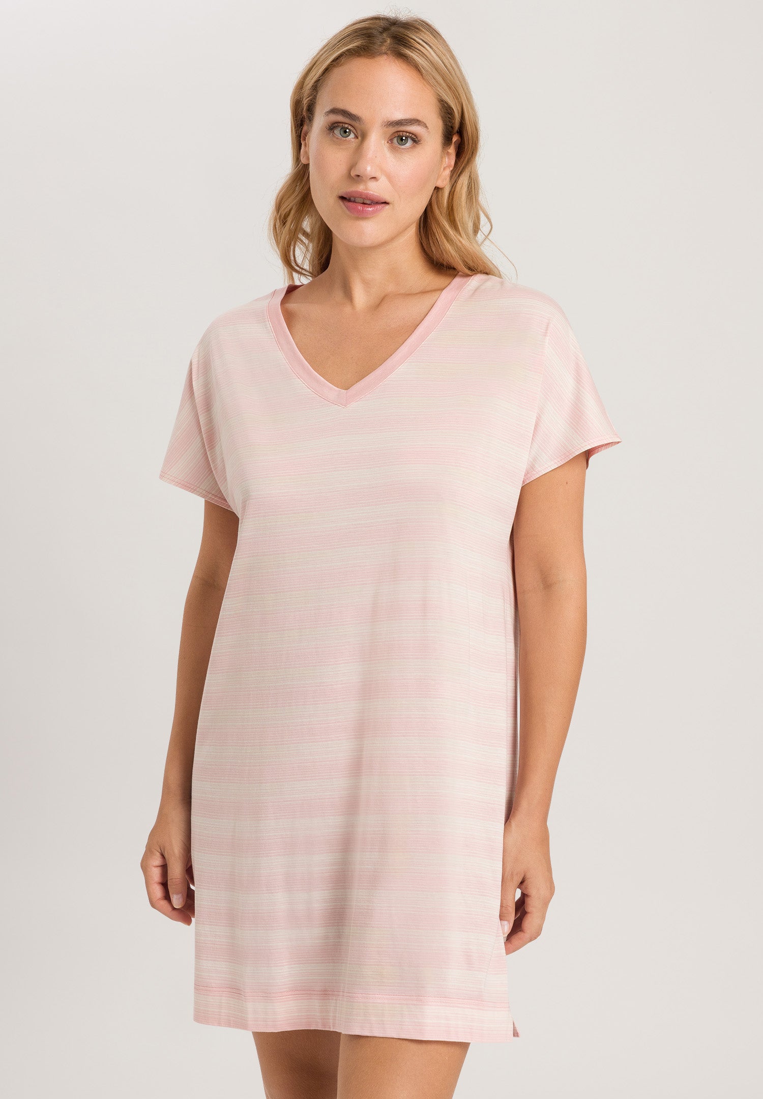 77111 Laura Bigshirt - 2881 Coral Stripes