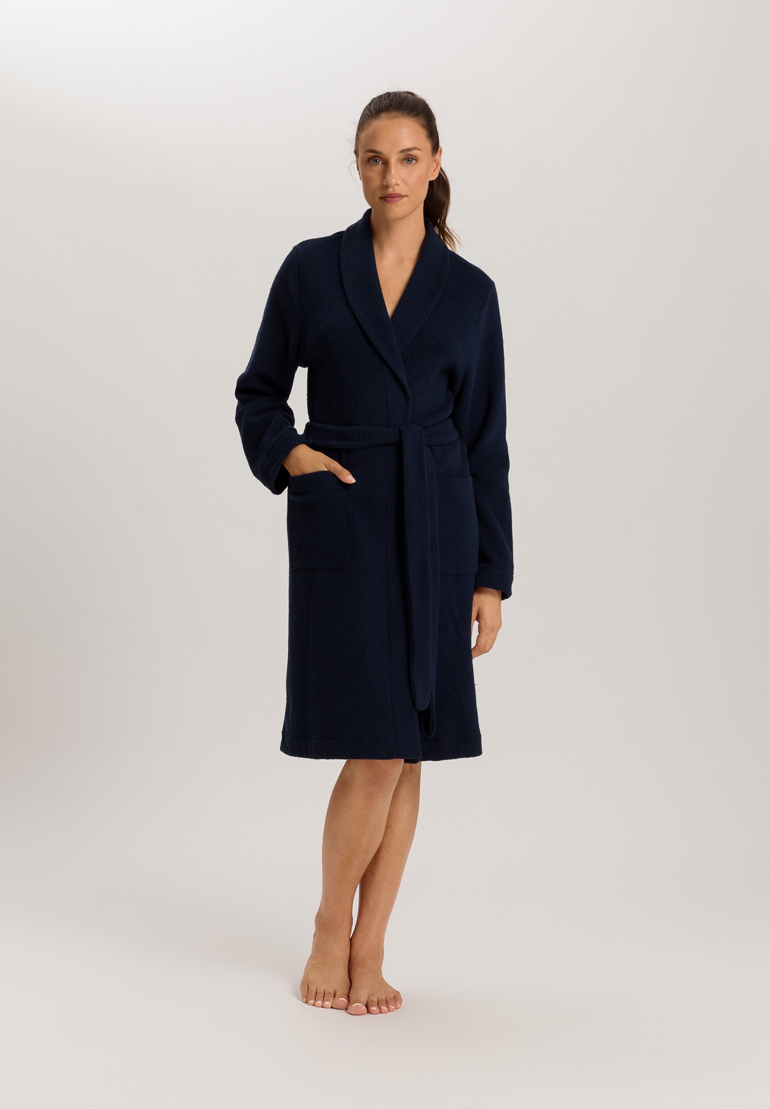 Robe Selection Shawl Collar Robe | Deep Navy 77127-1610