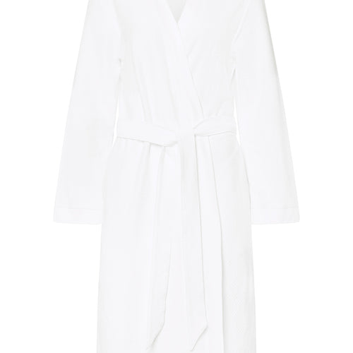 77303 Robe Selection Cotton Pique Robe - 101 White