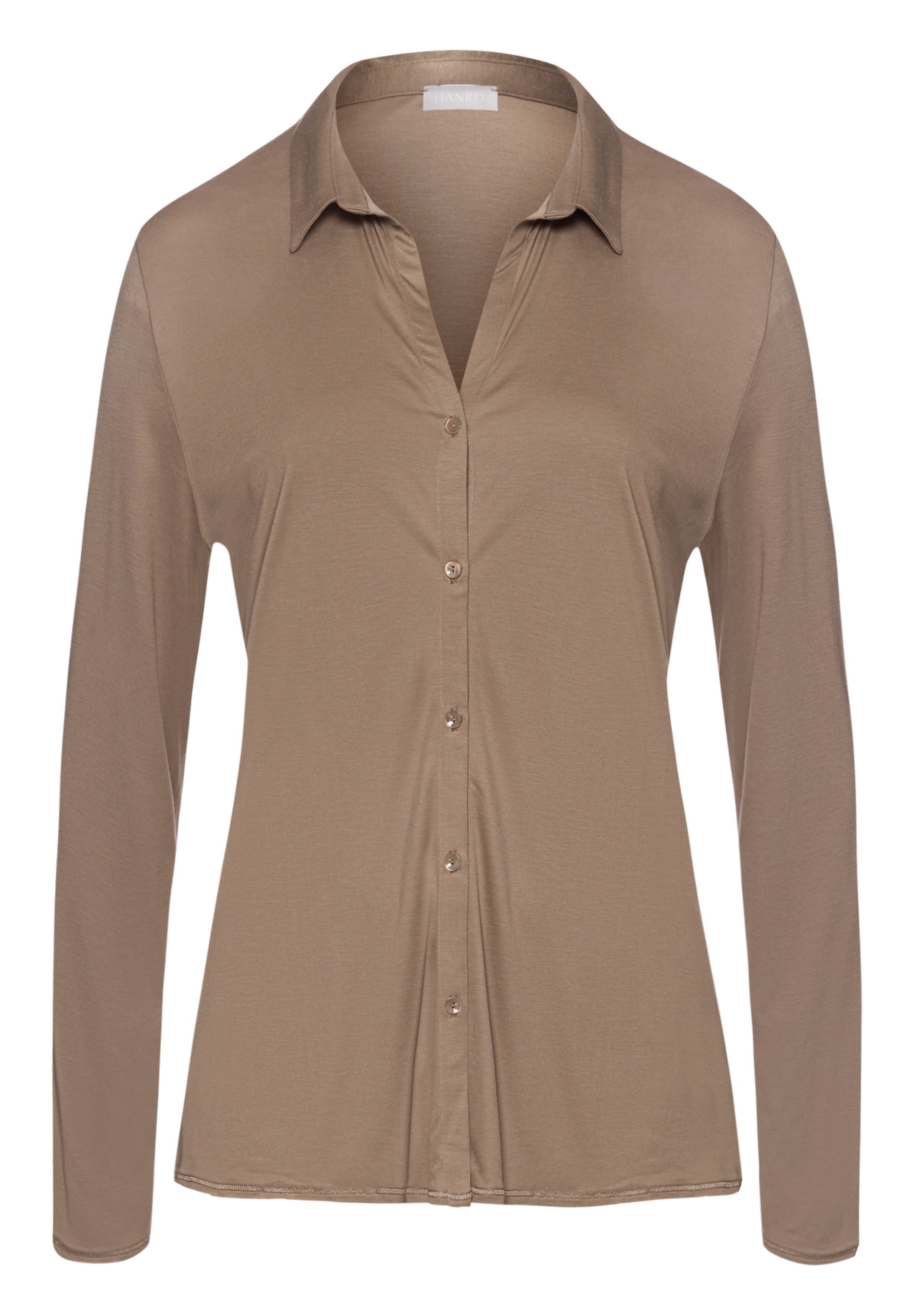 77305 Grand Central Long Sleeve Button Front Shirt - 2847 Taupe