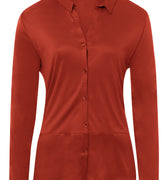 77402 Grand Central Long Sleeve Shirt - 1458 Blood Orange