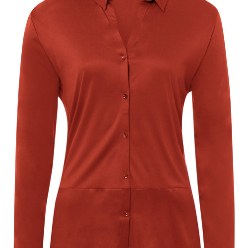 77402 Grand Central Long Sleeve Shirt - 1458 Blood Orange