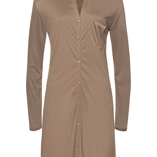 77420 Grand Central Boyfriend Shirt - 2847 Taupe