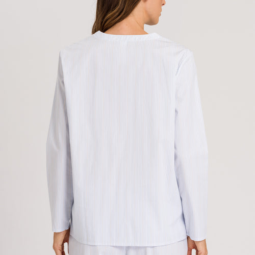 77457 Sleep And Lounge Woven Long Sleeve Shirt - 2369 Dreamy Stripe