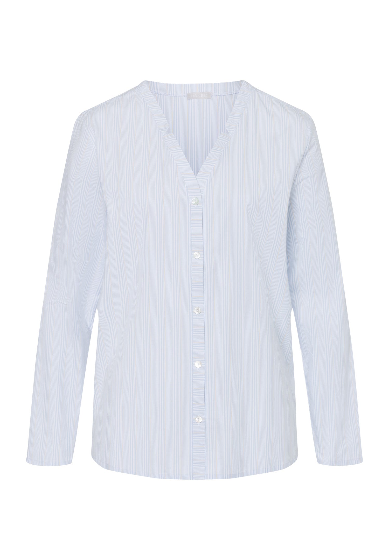 77457 Sleep And Lounge Woven Long Sleeve Shirt - 2369 Dreamy Stripe