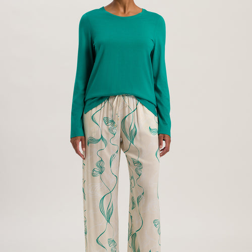 77617 Sleep And Lounge Woven Long Pant - 1261 Lively Lines