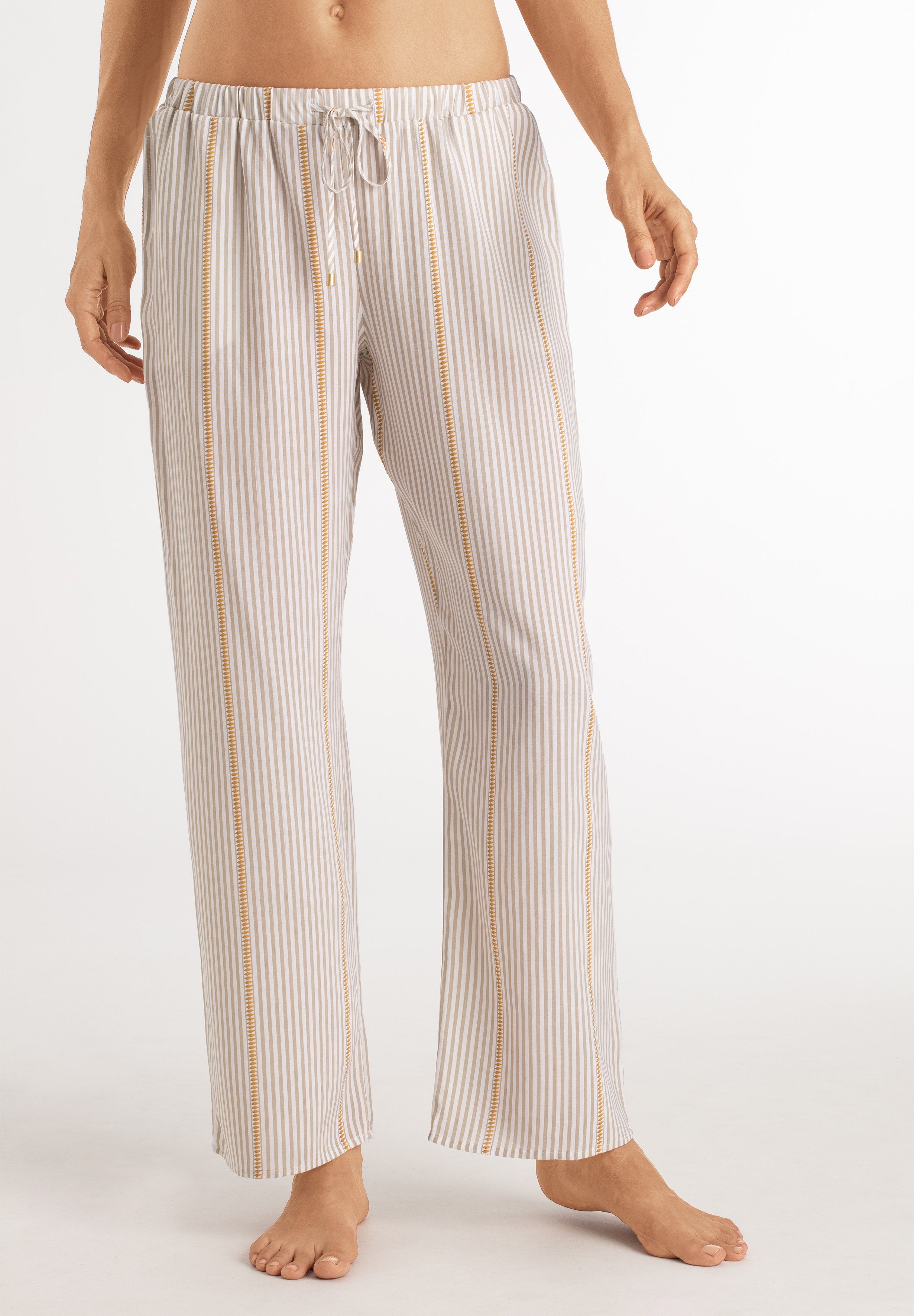 77617 Sleep And Lounge Woven Long Pant - 2008 Safari Stripe