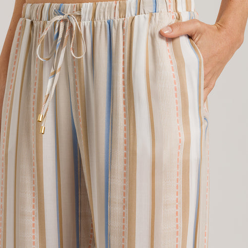 77617 Sleep And Lounge Woven Long Pant - 2953 Textured Stripe