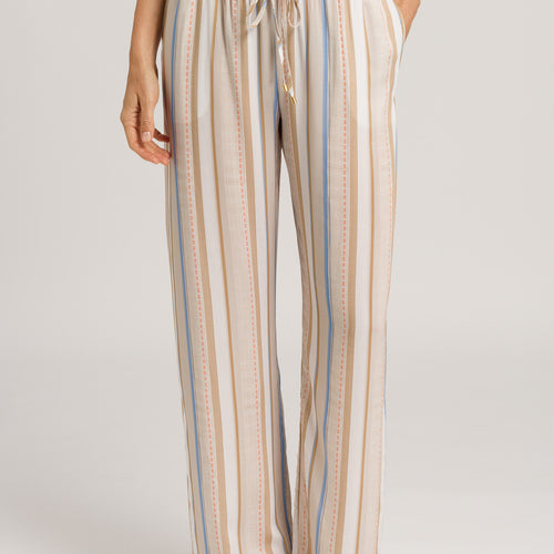 77617 Sleep And Lounge Woven Long Pant - 2953 Textured Stripe