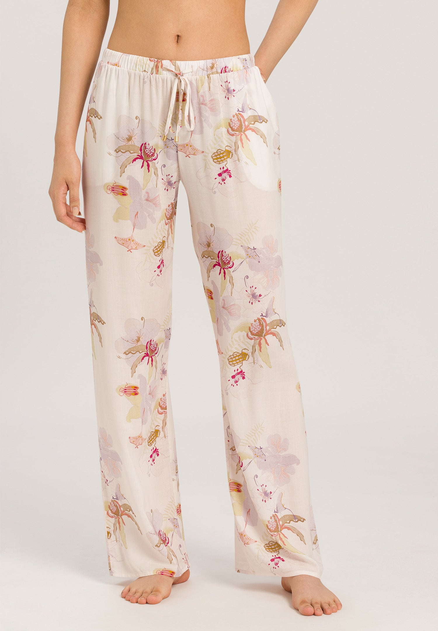 77617 Sleep And Lounge Woven Long Pant - 2956 Bustling Garden