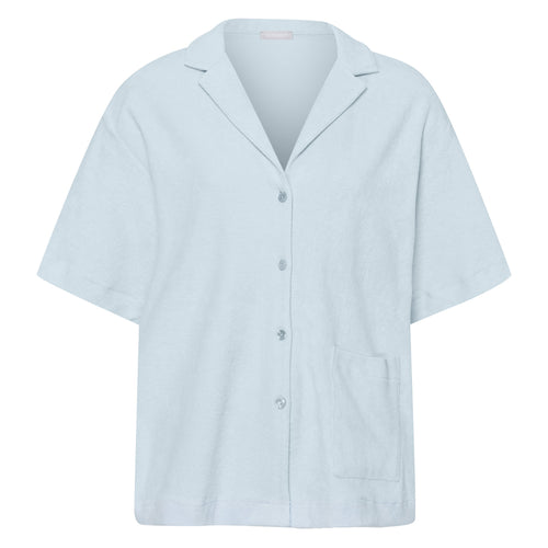 77720 Sleep And Lounge Short Sleeve Shirt - 2518 Misty Blue