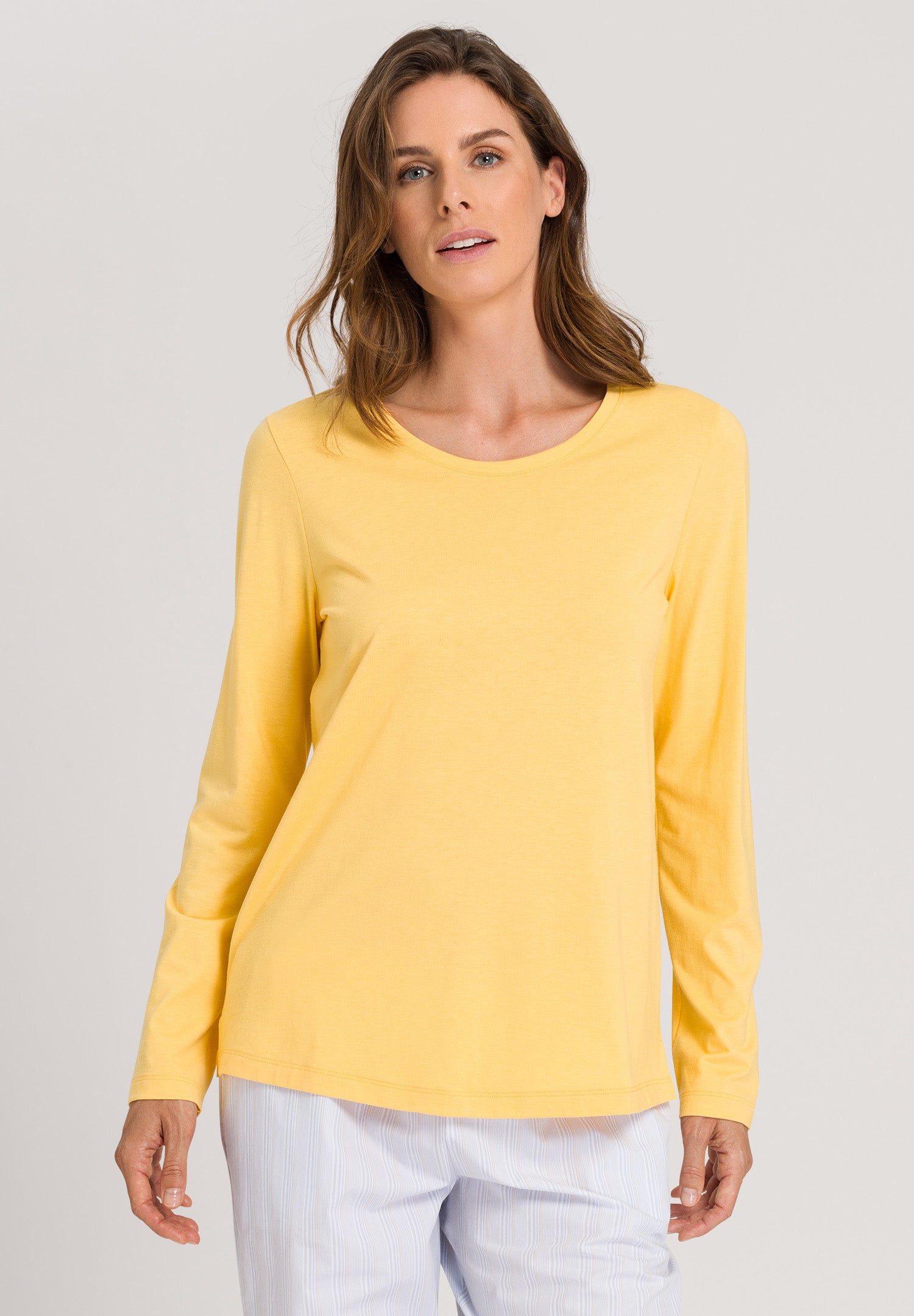 77844 Sleep And Lounge L/Slv Shirt - 1247 Sunshine