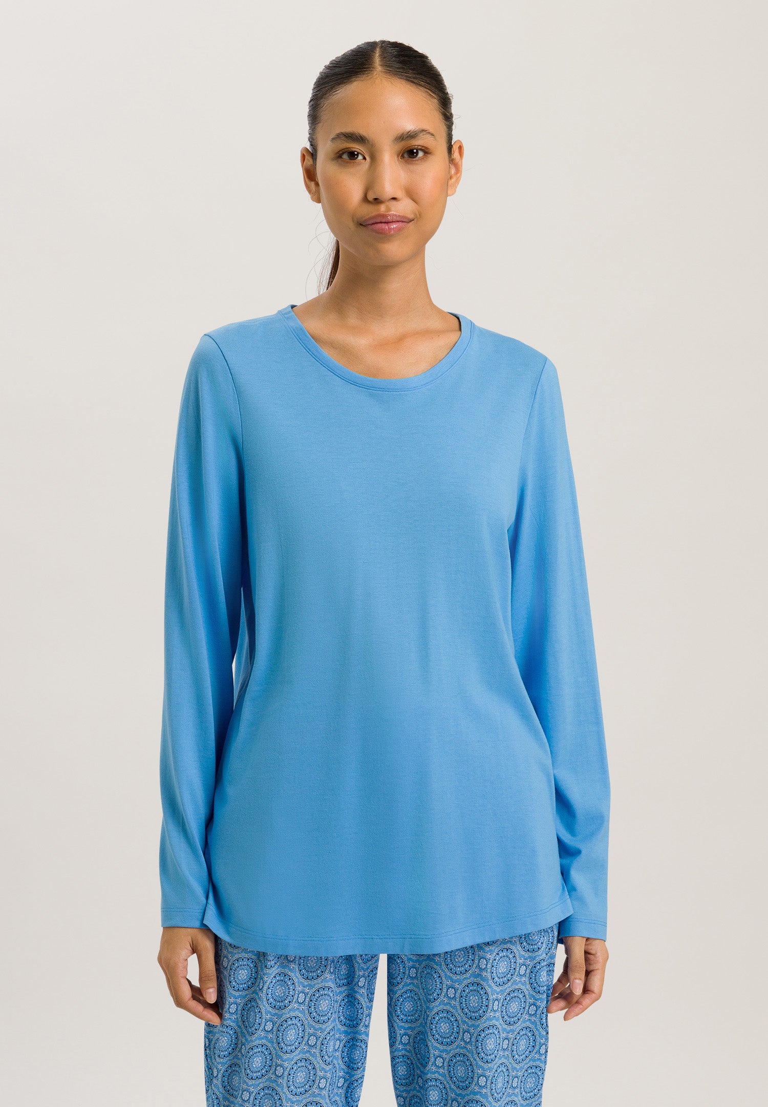 77844 Sleep And Lounge L/Slv Shirt - 2547 Angelite