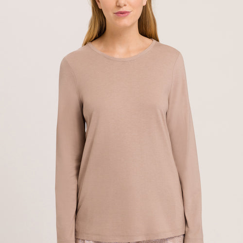 77844 Sleep And Lounge Long Sleeve Shirt - 2819 Mocha