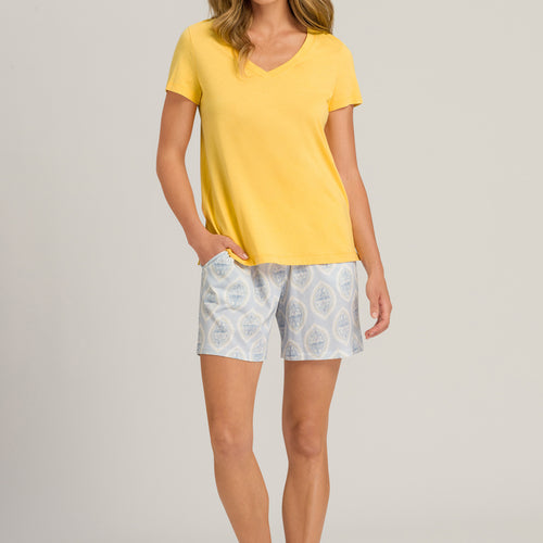 77876 Sleep And Lounge Short Sleeve Shirt - 1247 Sunshine