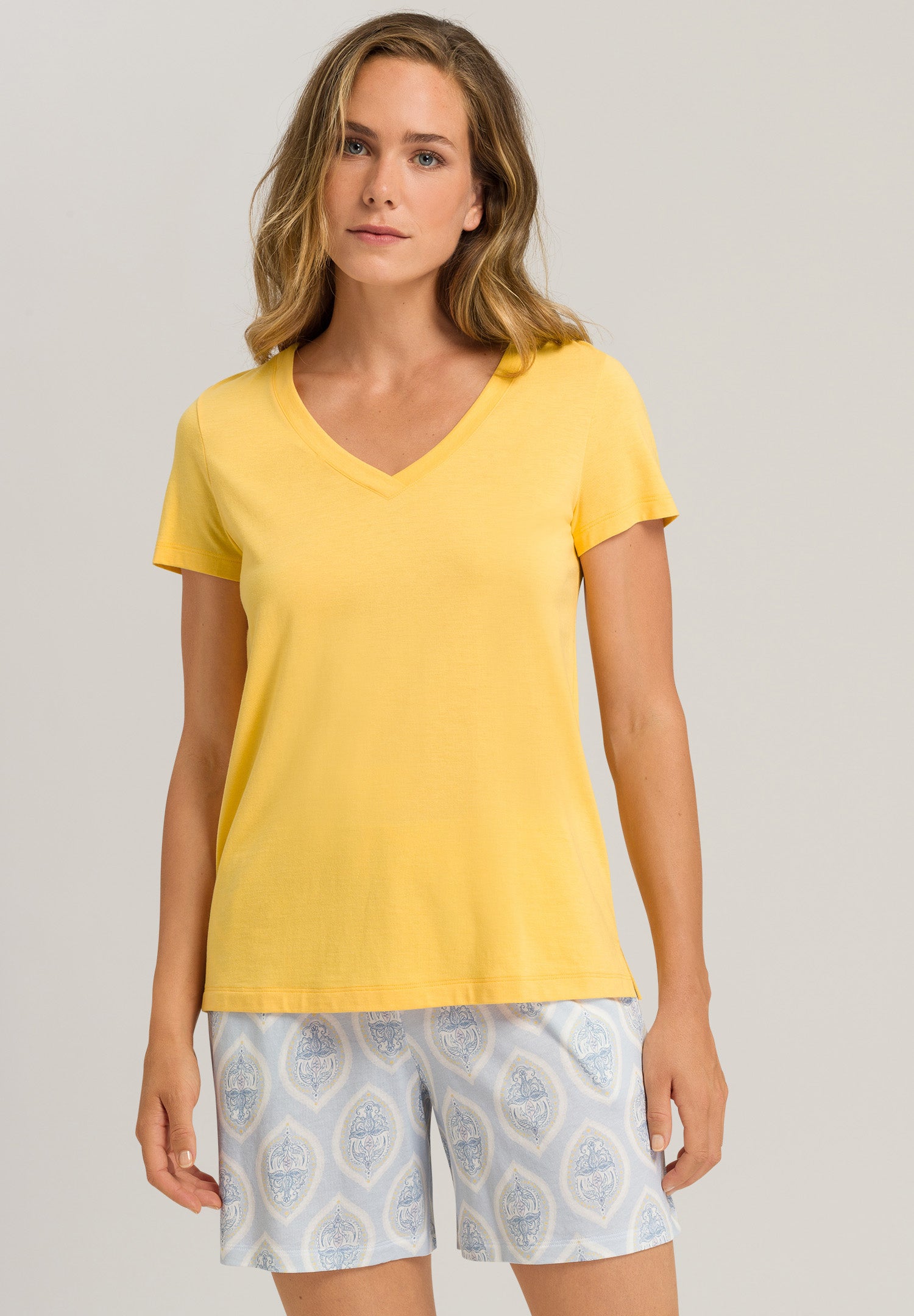 77876 Sleep And Lounge Short Sleeve Shirt - 1247 Sunshine