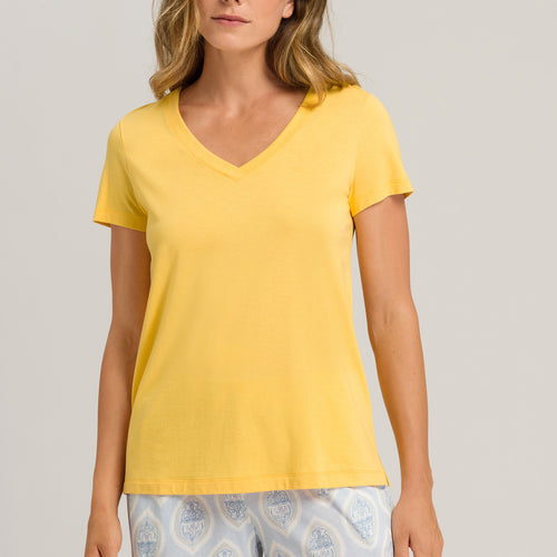 77876 Sleep And Lounge Short Sleeve Shirt - 1247 Sunshine