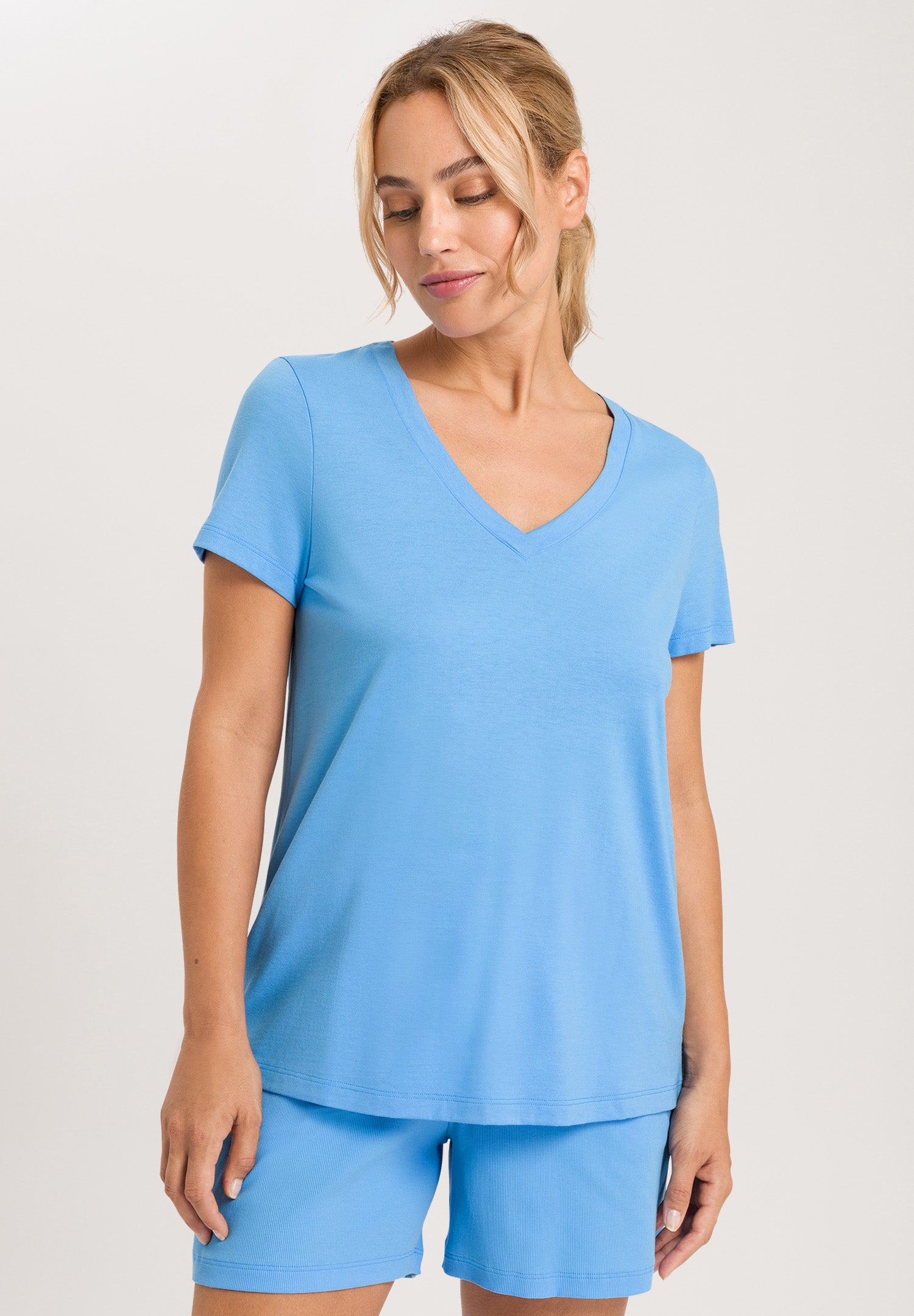 77876 Sleep And Lounge Short Sleeve Shirt - 2547 Angelite