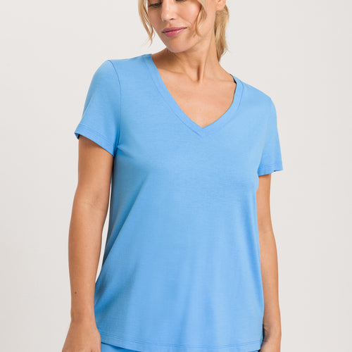 77876 Sleep And Lounge Short Sleeve Shirt - 2547 Angelite