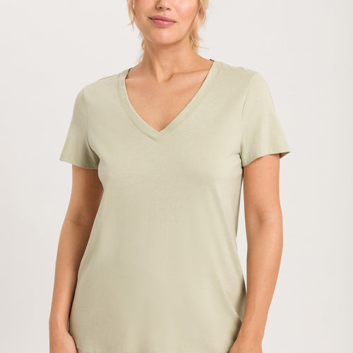 77876 Sleep And Lounge Short Sleeve Shirt - 2720 Moss Green