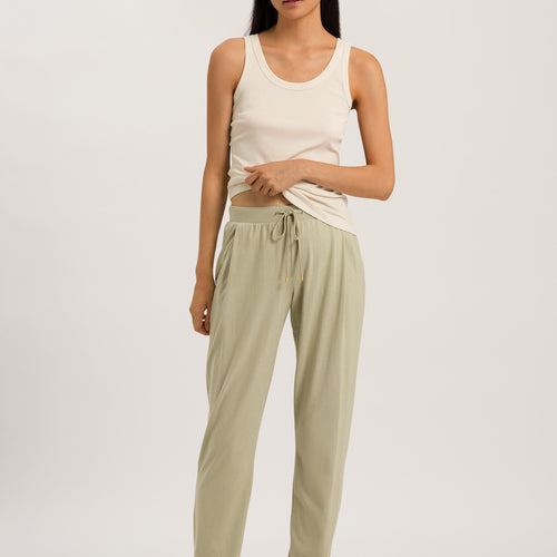 77880 Sleep And Lounge Knit Long Pant - 2720 Moss Green