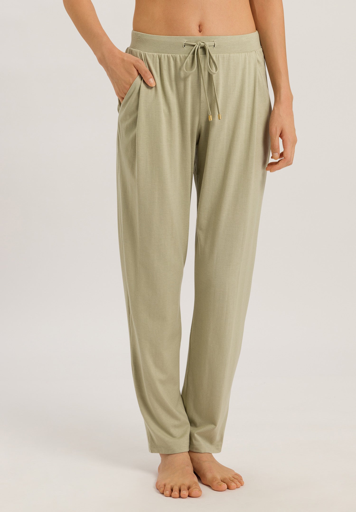 77880 Sleep And Lounge Knit Long Pant - 2720 Moss Green