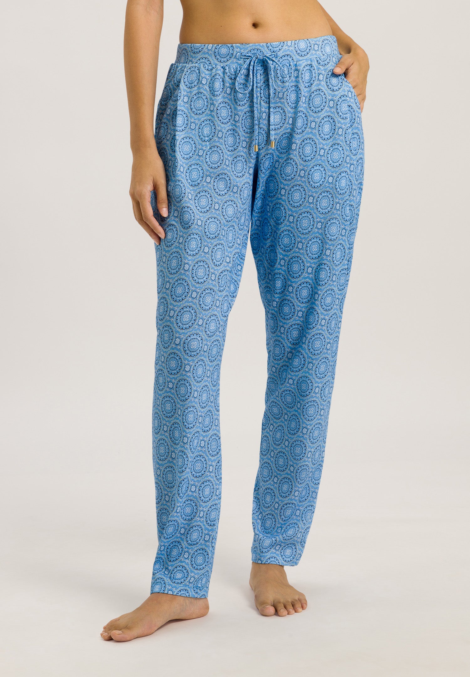 77882 Sleep And Lounge Knit Pants Print - 1268 Sunny Ornaments