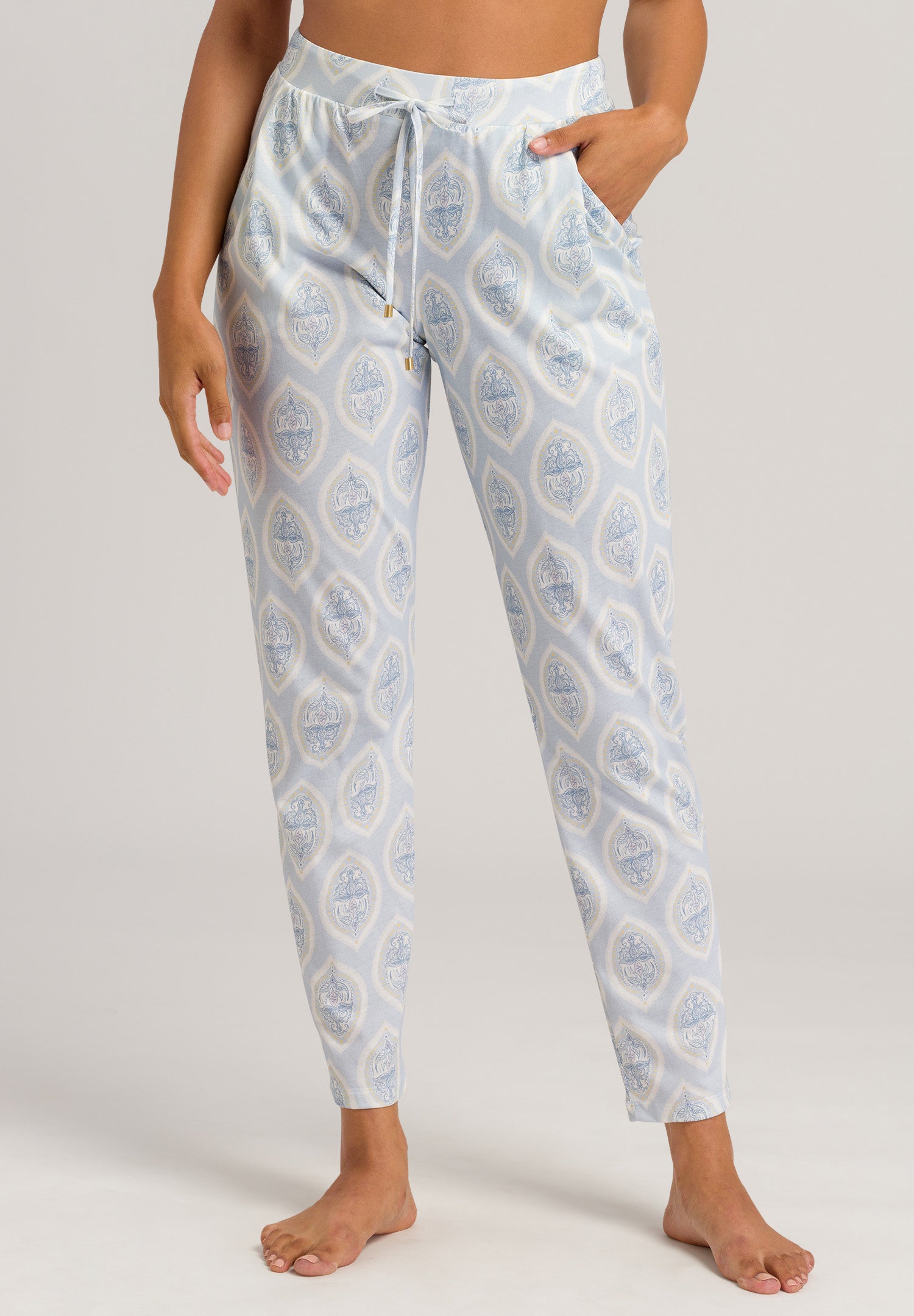 77882 Sleep And Lounge Knit Pants Print - 2365 Soft Arabesque