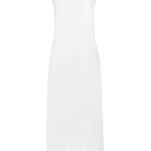 77951 Cotton Deluxe Long Tank Gown - 101 White