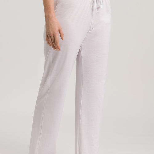 77955 Cotton Deluxe Drawstring Long Pant - 101 White